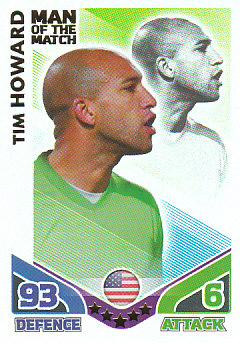 Tim Howard USA 2010 World Cup Match Attax Man of the Match #277